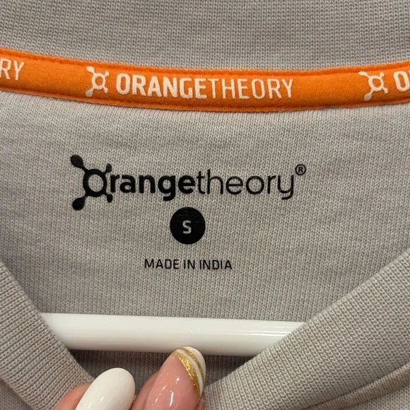 Orangetheory Gray Sweatshirt with Orange Accents - Picture 2 of 5